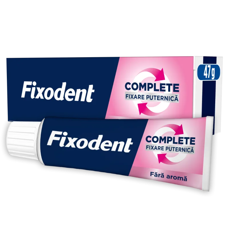 Crema adeziva pentru proteza dentara Neutral Complete, 47g, Fixodent — preț și oferte