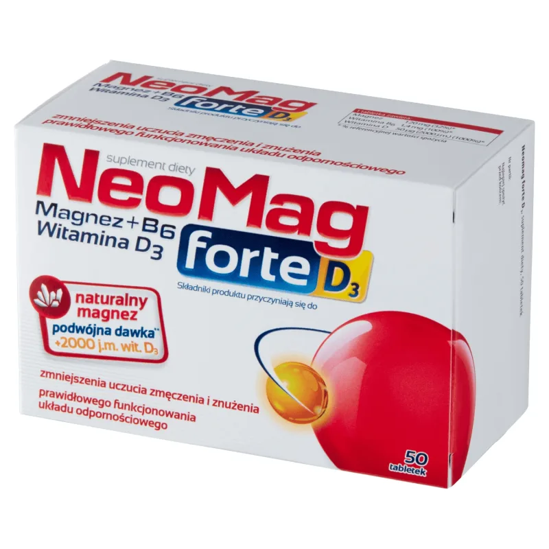NeoMag Forte D3, 50 comprimate AFLOFARM — preț și oferte