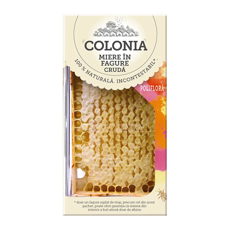 Fagure cu miere poliflora cruda, 150g, Colonia — preț și oferte