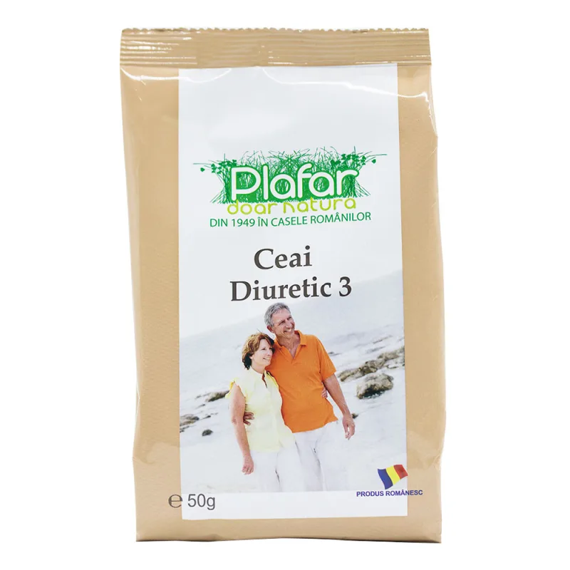 Ceai medicinal diuretic 3, 50g, Plafar — preț și oferte