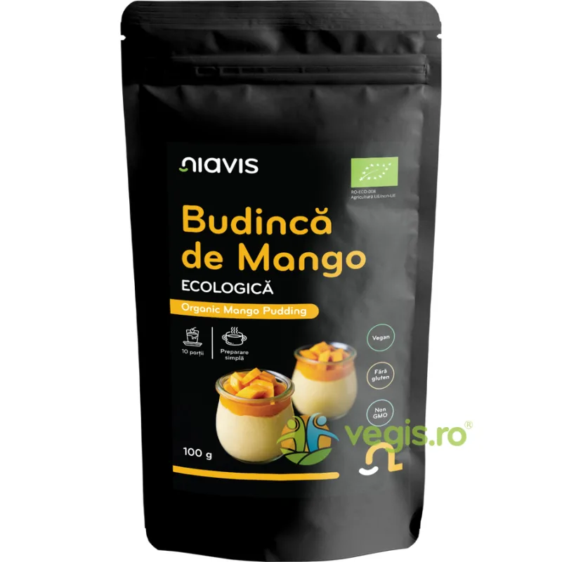 Budinca de Mango fara Gluten Ecologica/Bio 100g NIAVIS — preț și oferte