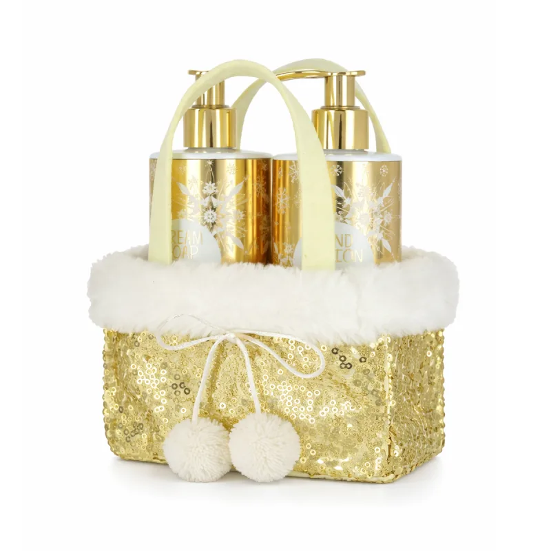 Set Golden Glitters X-Mas Sapun lichid 250ml + Lotiune de maini 250ml, Vivian Gray — preț și oferte