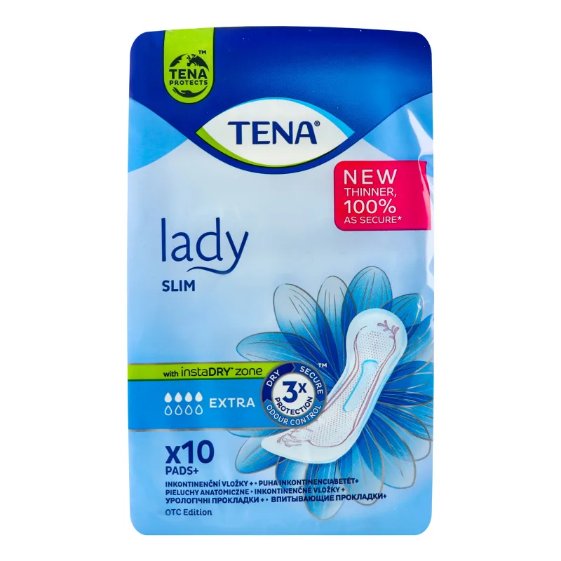 Absorbante pentru incontinenta urinara Lady Extra, 10 bucati, Tena — preț și oferte