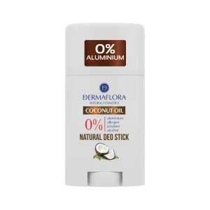 Deodorant stick cu ulei de cocos 0% aluminiu, 50ml, Dermaflora