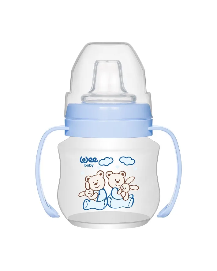 Pahar care nu curge cu maner, 125ml, Wee Baby — preț și oferte