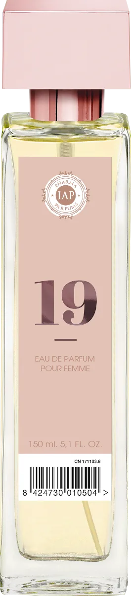 Apa de parfum pentru femei Nr. 19, 150ml, IAP Pharma — preț și oferte