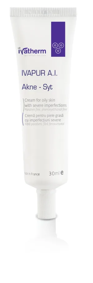 Ivapur A.I Akne-Syt Crema pentru piele grasa cu imperfectiuni 30 ml