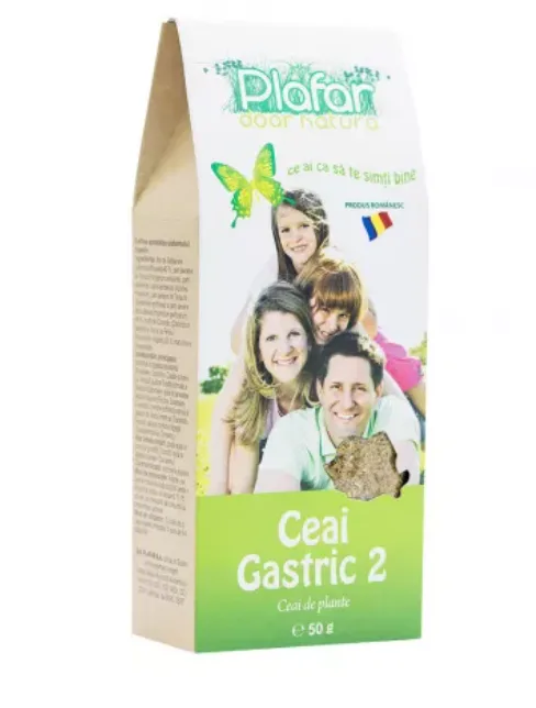 Ceai medicinal gastric 2, 50g, Plafar — preț și oferte