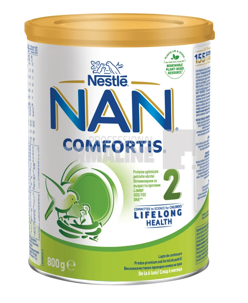 Nan 2 Comfortis 6+ luni 800 g NESTLE — preț și oferte