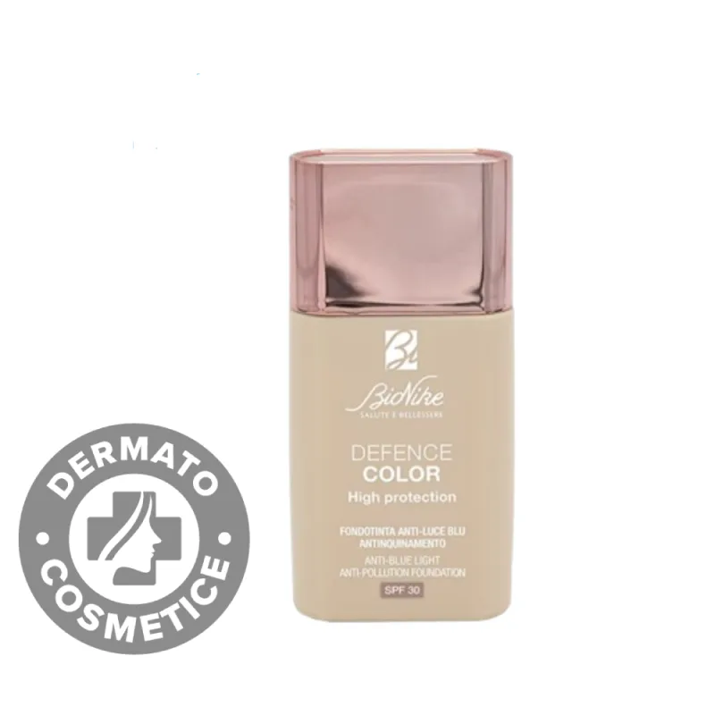 Fond de ten SPF 30 anti-lumina albastra si poluare 304 Beige Defence Color High Protection, 30ml, Bionike — preț și oferte