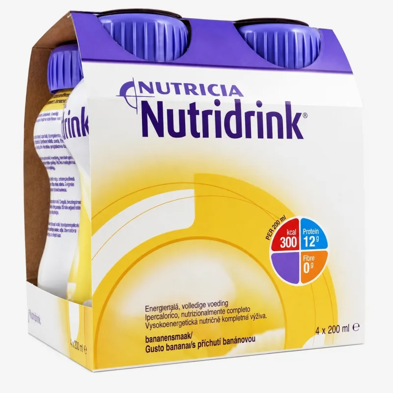 Nutridrink cu aroma de banane, 4x200ml, Nutricia NUTRICIA OLANDA — preț și oferte