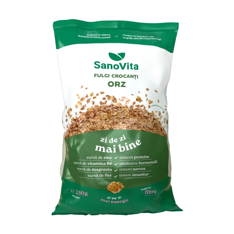 Fulgi de orz, 250g, SanoVita — preț și oferte