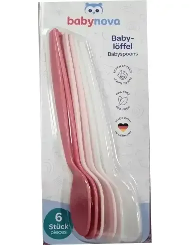 Baby Nova 34603 set 6 lingurite plastic +6 luni — preț și oferte
