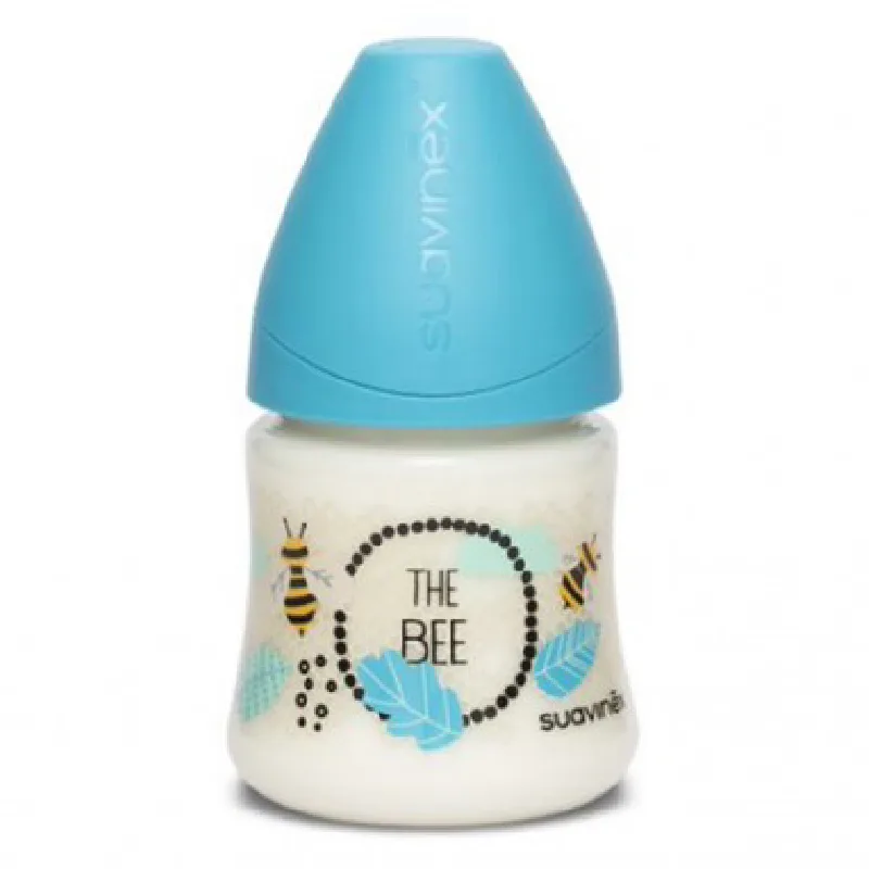 Biberon cu debit lent, albinuta albastra, Fusion, 150 ml, Suavinex — preț și oferte