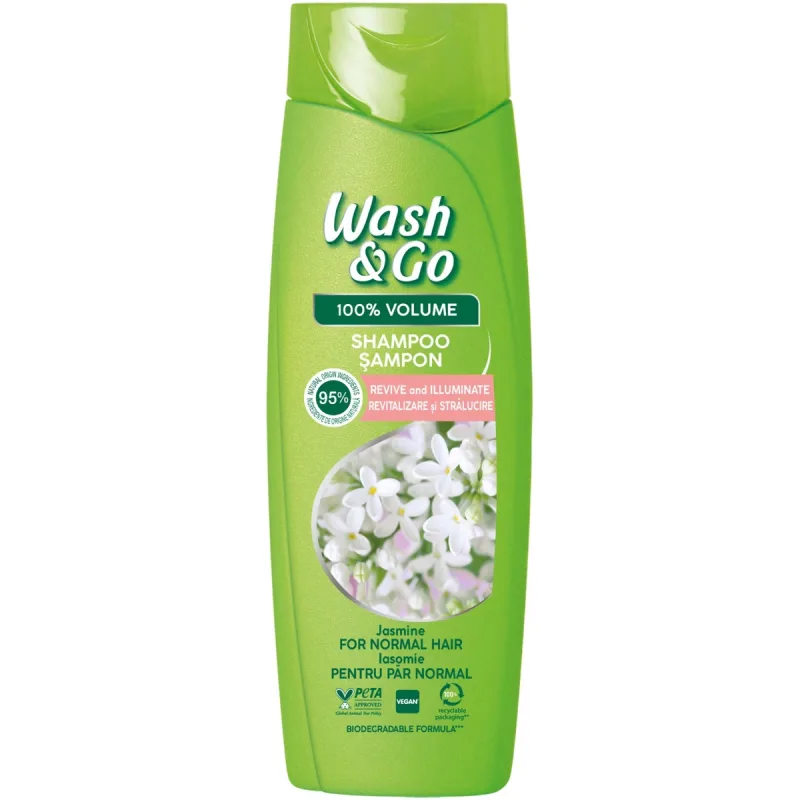 Sampon cu iasomie, 360ml, Wash&Go — preț și oferte
