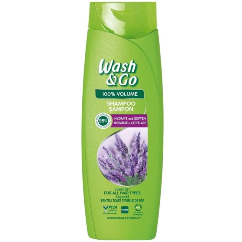 Sampon cu lavanda, 360ml, Wash&Go — preț și oferte