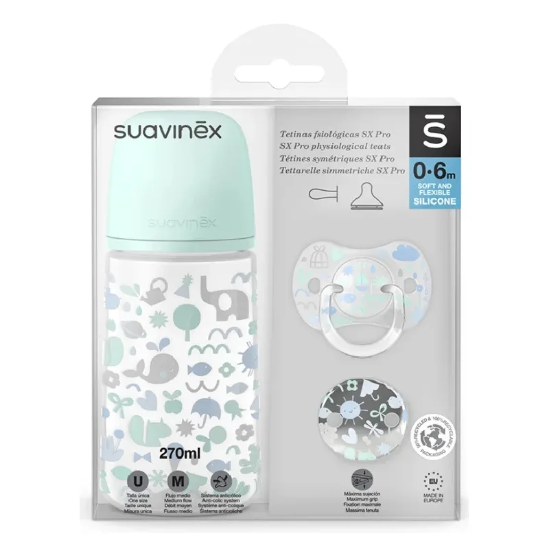 Set pentru bebelusi, Memories, albastru, 3 piese, Suavinex — preț și oferte