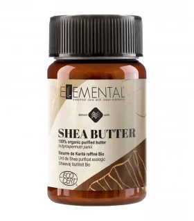 Unt de shea organic purificat, 100ml, Ellemental — preț și oferte