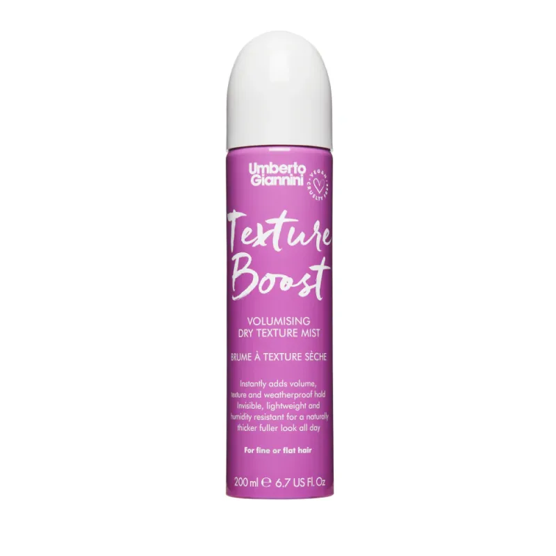 Spray uscat pentru volum pentru par fin si fara vitalitate Texture Boost, 200ml, Umberto Giannini — preț și oferte