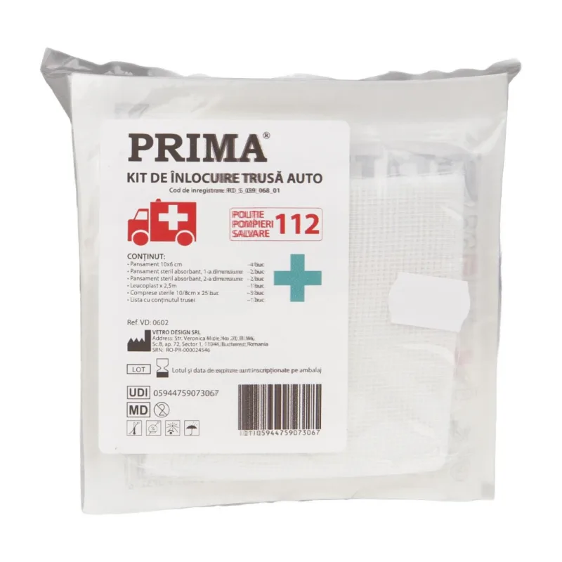 Kit inlocuire trusa medicala auto, Prima — preț și oferte