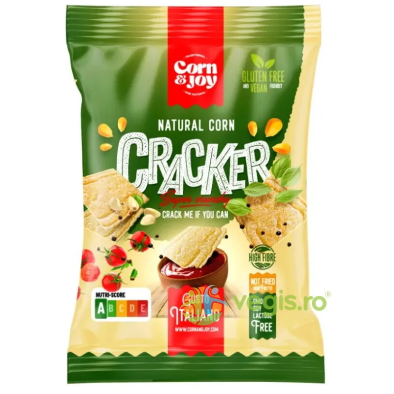 Crackers din Porumb cu Aroma Italiana fara Gluten 100g CORN&JOY — preț și oferte