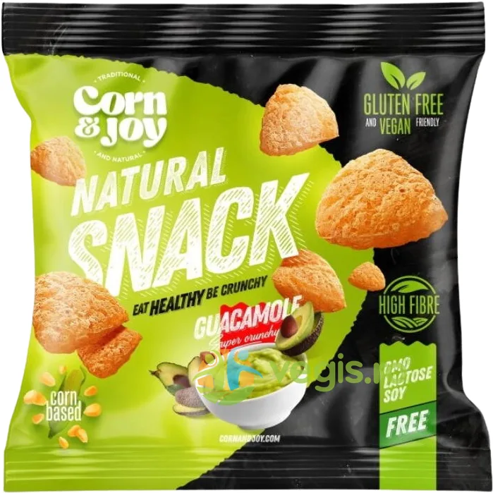 Pufuleti cu Aroma de Guacamole fara Gluten 40g CORN&JOY — preț și oferte