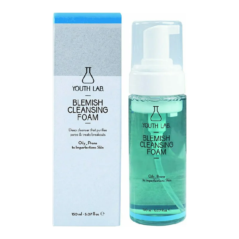 Spuma de curatare pentru ten gras predispus la acnee, 150 ml, Youth Lab — preț și oferte