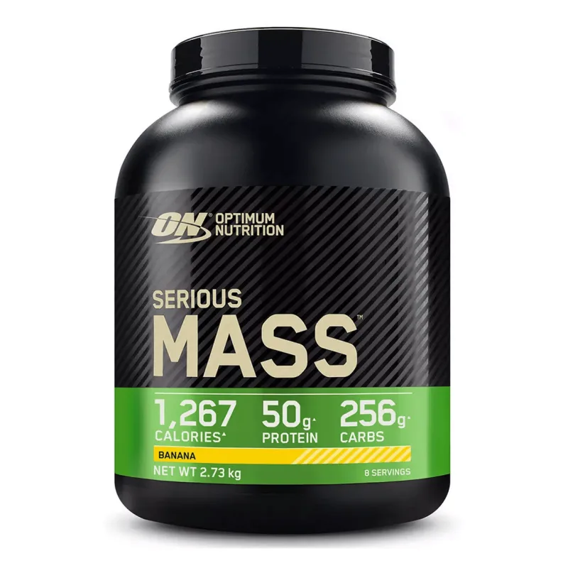 Gainer pudra proteica proteine din zer 100% Serious Mass Banane, 2.73kg, Optimum Nutrition — preț și oferte