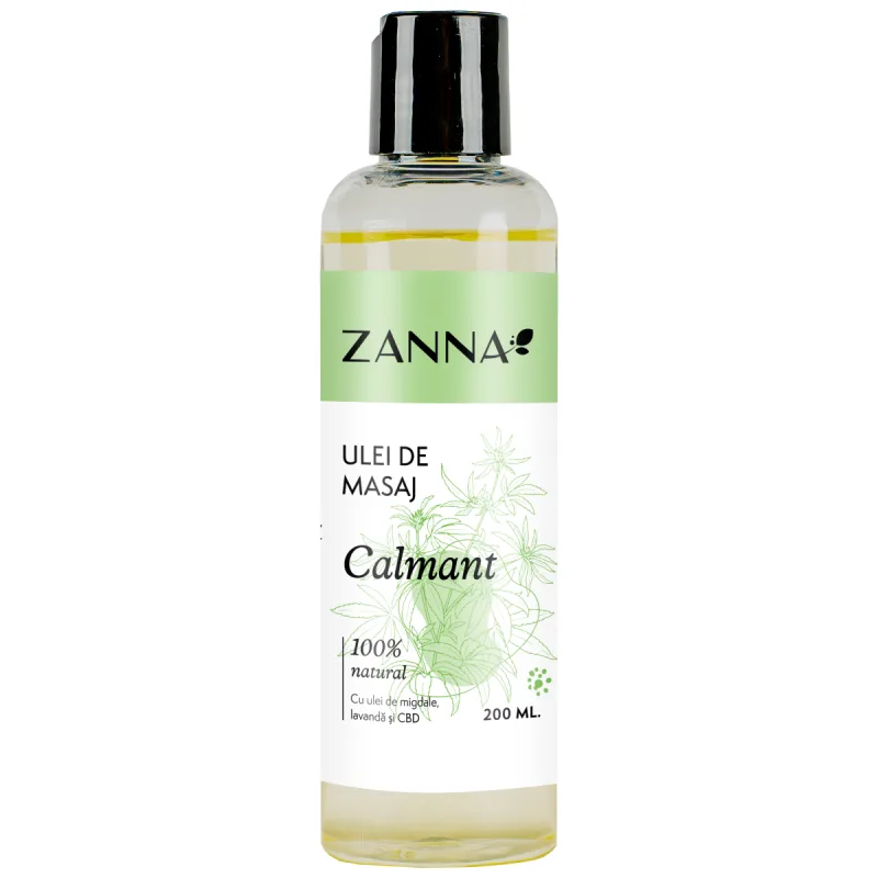 Ulei de masaj Calmant, 200ml, Zanna — preț și oferte