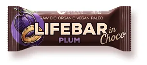 Baton cu prune in ciocolata raw Lifebar Bio, 40g, Lifefood — preț și oferte