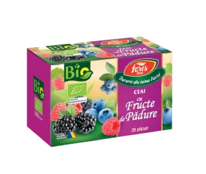 Ceai eco fructe de padure, 20 plicuri, Fares