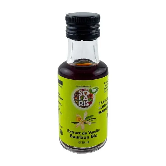 Extract de vanilie bourbon Bio, 30ml, Solaris — preț și oferte