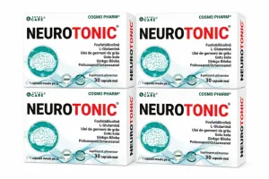 Neurotonic, 30 Capsule Moi x 4 Bucăți, Pachet Avantajos, Cosmopharm