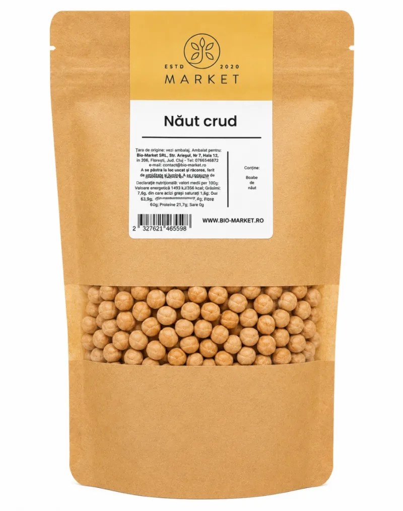 Năut Crud, 500 g, Bio-Market — preț și oferte