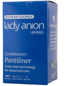Lady Anion Economy Duo Pack absorbante zilnice 155 mm, 48 buc