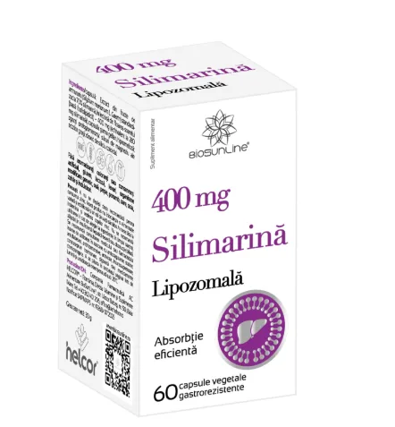 Silimarina Lipozomala 400 mg, 60 capsule, Ac. Helcor — preț și oferte