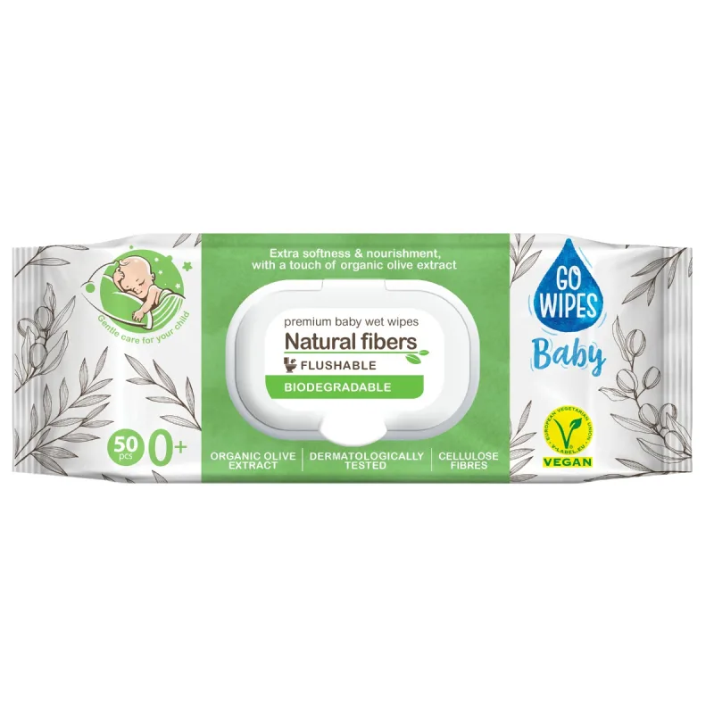 Servetele umede pentru copii Ultra Soft, 50 bucati, Go Wipes — preț și oferte