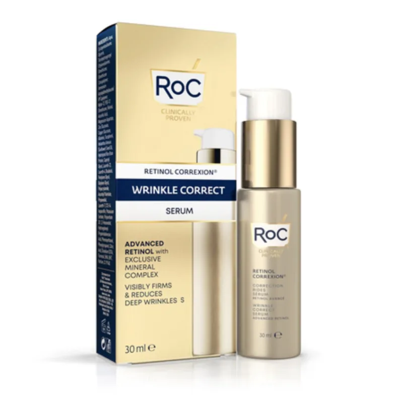 Ser antirid pentru fata Retinol Correxion, 30ml, RoC — preț și oferte