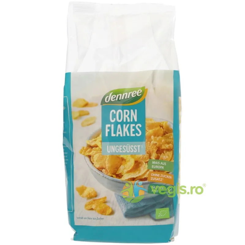 Fulgi de Porumb Neindulciti fara Gluten Ecologici/Bio 250g Dennree — preț și oferte