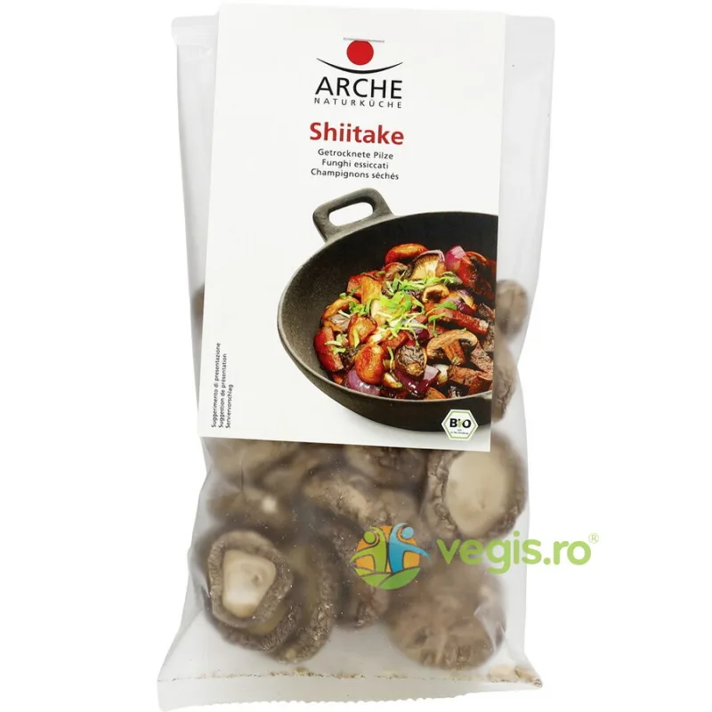 Palarii de Ciuperci Deshidratate Shiitake fara Gluten Ecologice/Bio 40g ARCHE — preț și oferte