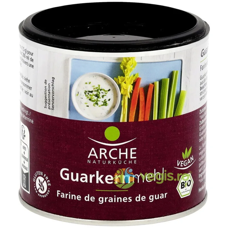 Guma de Guar fara Gluten Ecologica/Bio 125g ARCHE — preț și oferte