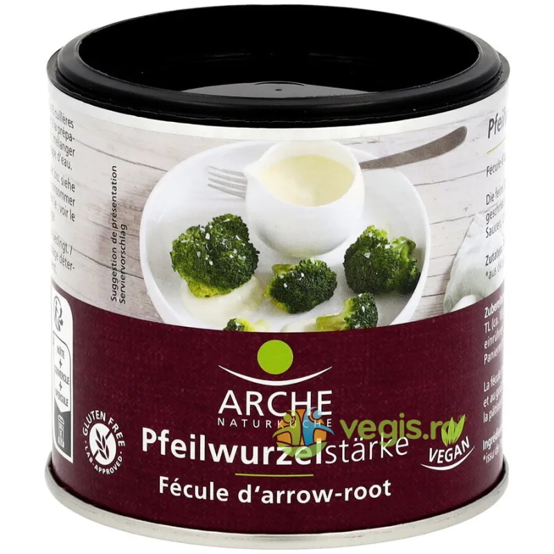 Amidon de Arorut fara Gluten Ecologic/Bio 125g ARCHE — preț și oferte