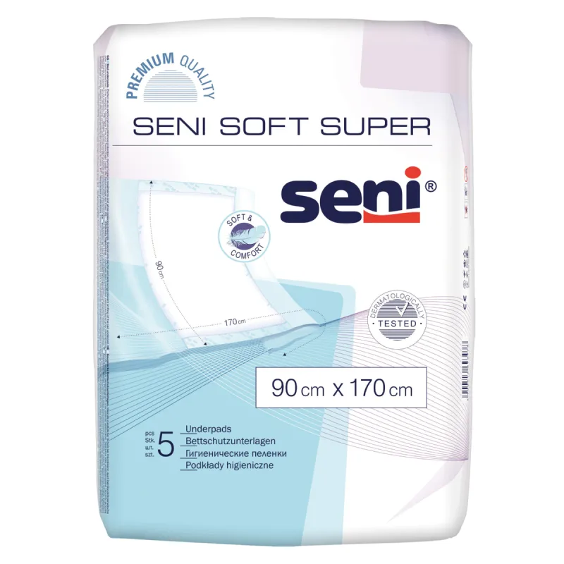 Protectii pentru pat Soft Super 90cm x 170cm, 5 bucati, Seni — preț și oferte