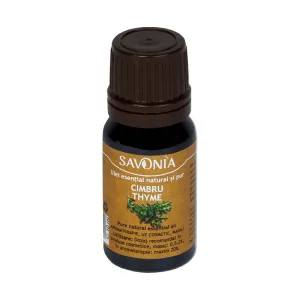 Ulei esential natural si pur de cimbru, 10ml, Savonia