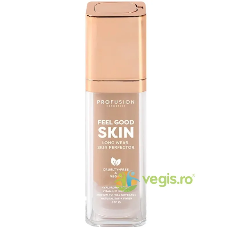 Fond de Ten SPF15 Rezistenta Indelungata Nuanta Medium 320 Feel Good Skin 30ml PROFUSION COSMETICS — preț și oferte