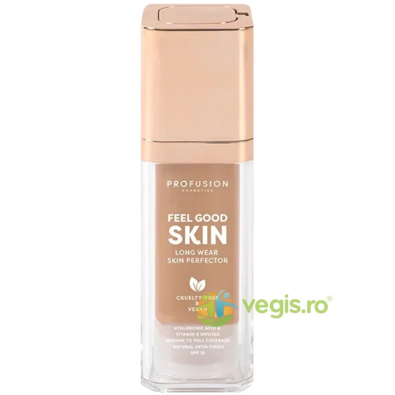 Fond de Ten SPF15 Rezistenta Indelungata Nuanta Medium 300 Feel Good Skin 30ml PROFUSION COSMETICS — preț și oferte