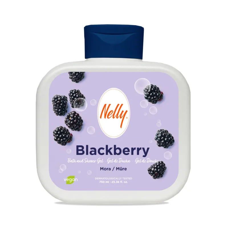 Gel de dus cu aroma de mure, 750ml, Nelly — preț și oferte