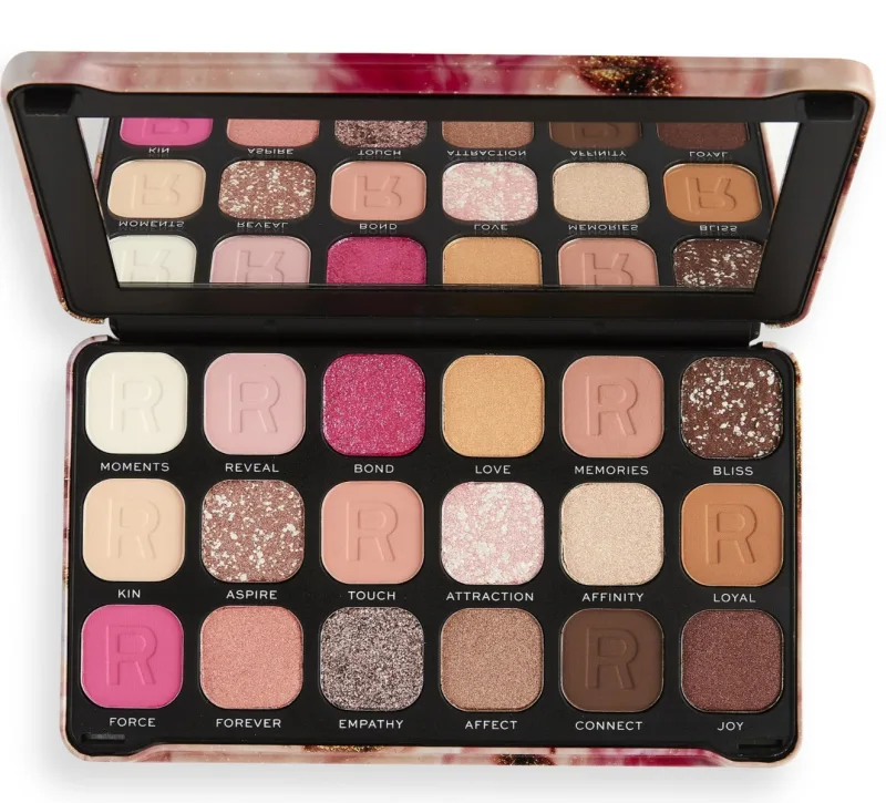 Paleta de farduri de pleoape Forever Flawless Affinity, 19.8g, Makeup Revolution — preț și oferte