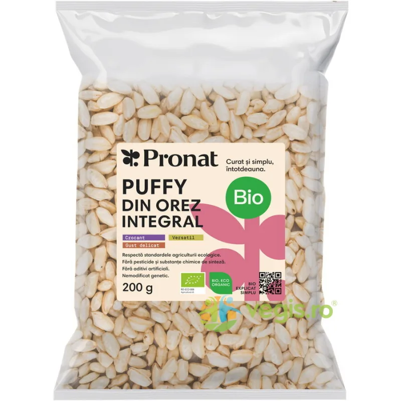 Pufarine din Orez Expandat Natur Ecologice/Bio 200g PRONAT — preț și oferte