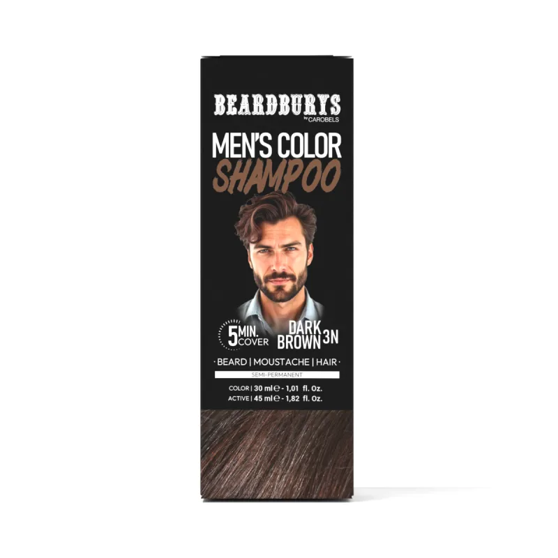 Vopsea semipermanenta pentru par barba si mustata Dark Brown 3N, 75ml, Beardburys — preț și oferte